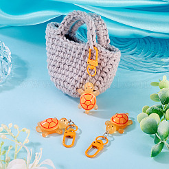 3Pcs Resin Tortoise Pendant Decorations&nbsp;HJEW-TA0001-39C
