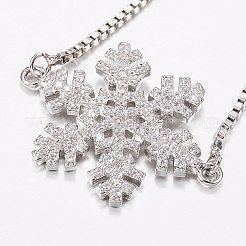 Adjustable Brass Micro Pave Cubic Zirconia Bolo Bracelets&nbsp;BJEW-J180-11P