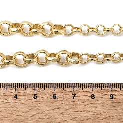 8MM Brass Rolo Chain Necklaces&nbsp;NJEW-L013-12G
