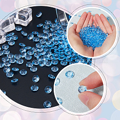 1000pcs Acrylic Rhinestone Pointed Back Cabochons&nbsp;GACR-SP0001-04A