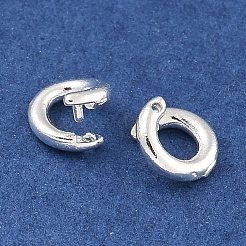 Brass Twister Clasps&nbsp;KK-P284-13S