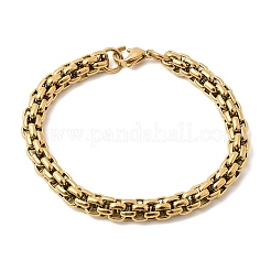 304 Stainless Steel Box Chian Bracelets for Women Men&nbsp;BJEW-K305-13G