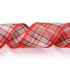 Polyester Imitation Linen Ribbon&nbsp;OCOR-G007-02D