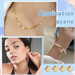 60Pcs Brass Beads&nbsp;KK-ME0001-94G