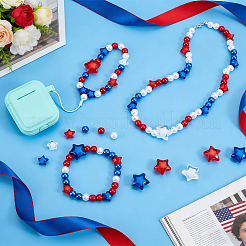 540Pcs Round Star Plastic & Acrylic Beads Findings Kits&nbsp;DIY-GA0009-16