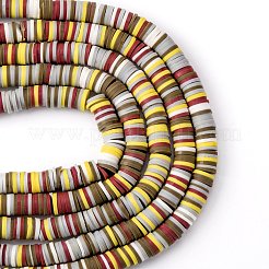 Handmade Polymer Clay Beads Strands&nbsp;CLAY-R089-8mm-T025