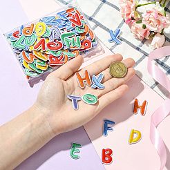 130Pcs 26 Styles Polyester and Cotton Embroidery Cloth Patches&nbsp;PATC-CJ0001-08