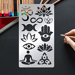 Chakra Stainless Steel Cutting Dies Stencils&nbsp;DIY-WH0242-238