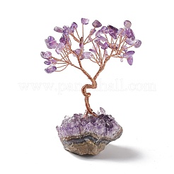 Natural Amethyst Tree Display Decoration&nbsp;DJEW-G027-05RG-01