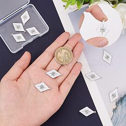 10Pcs 304 Stainless Steel Pendants&nbsp;STAS-NB0001-28
