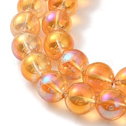 Transparent Electroplate Glass Beads Strands&nbsp;X-GLAA-T032-T8mm-C01