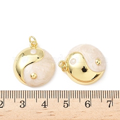 Brass Enamel Pendants&nbsp;KK-B141-11G