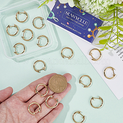 20Pcs Brass Huggie Hoop Earrings for Women&nbsp;EJEW-SC0001-62B