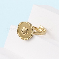304 Stainless Steel Cuff Rings for Women&nbsp;RJEW-B136-04B-G