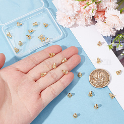 24Pcs Brass Bead Cone&nbsp;KK-BC0013-15