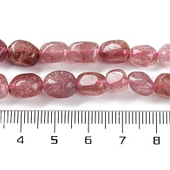 Natural Strawberry Quartz Beads Strands&nbsp;G-G146-A15-01