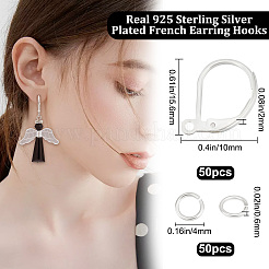 50Pcs Brass Leverback Earring Findings&nbsp;KK-BBC0005-72S