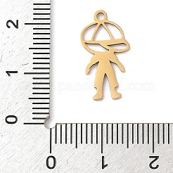 201 Stainless Steel Pendants&nbsp;STAS-Q341-06G
