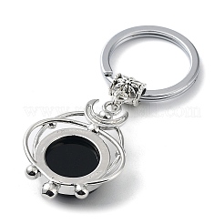Natural Obsidian Keychain&nbsp;KEYC-H019-02P-02