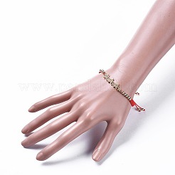 Adjustable Nylon Thread Braided Beads Bracelets&nbsp;BJEW-JB04431