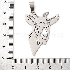 201 Stainless Steel Pendants&nbsp;STAS-V013-10P