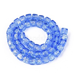 Handmade Foil Glass Beads Strands&nbsp;FOIL-Q002-04B