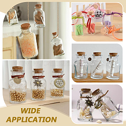 12Pcs 6 Styles Glass Bottle&nbsp;AJEW-UN00051