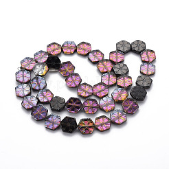 Electroplate Glass Beads Strands&nbsp;EGLA-S188-11