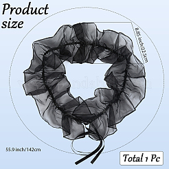 Polyester Lady's False Collars&nbsp;AJEW-WH20048-83A