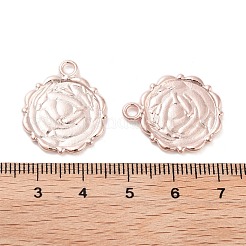 Alloy Pendant Cabochon Settings&nbsp;PALLOY-A18941-RG-LF