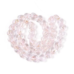 Handmade Foil Glass Beads&nbsp;FOIL-N029-09B