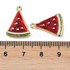 Brass Enamel Pendants&nbsp;KK-I358-070G-01