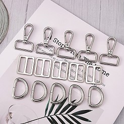 15Pcs 3 Style Iron D Rings&nbsp;FIND-SZ0002-18