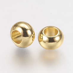 Brass Spacer Beads&nbsp;KK-F730-04G