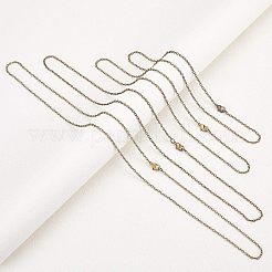Iron Cable Chain Necklace Making&nbsp;NJEW-FH0001-01AB