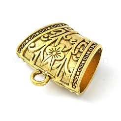 DIY Scarf Pendant Tibetan Style Tube Bails&nbsp;TIBEB-091-AG-LF