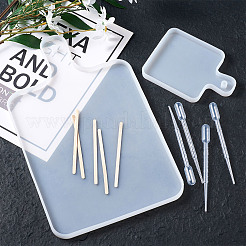DIY Rectangle Handle Dinner Plate Silicone Molds&nbsp;DIY-TA0008-79