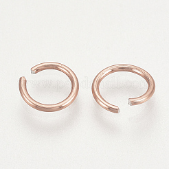 Anodized Aluminum Open Jump Rings&nbsp;LS-X-ALUM-R005-0.8x6-04