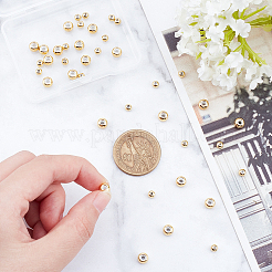 40Pcs 2 Style Brass Beads&nbsp;KK-BBC0001-58