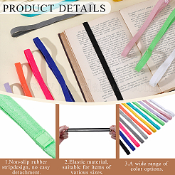 Candy Color Nylon & Spandex Elastic Bookmark&nbsp;OFST-CP0001-14A