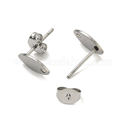 Non-Tarnish 304 Stainless Steel Stud Earring Findings&nbsp;X-STAS-R063-36