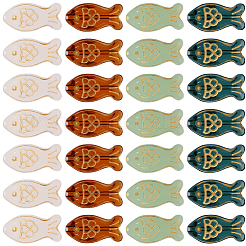 60Pcs 4 Colors Glass Beads&nbsp;GLAA-SC0003-46