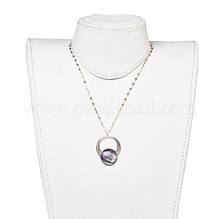 Resin Pendant Necklaces&nbsp;NJEW-JN02593