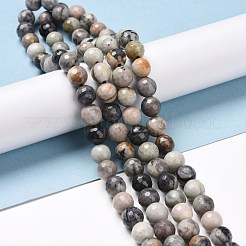 Natural Polychrome Jasper/Picasso Stone/Picasso Jasper Bead Strands&nbsp;G-E571-17A