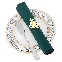 Christmas Iron & Alloy Napkin Rings&nbsp;XMAS-K001-02A