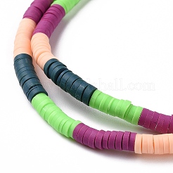 Handmade Polymer Clay Bead Strands&nbsp;CLAY-C003-05C