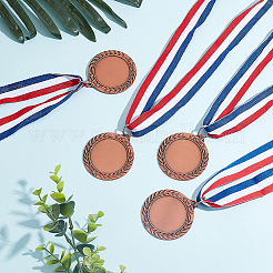 4Pcs Alloy Blank Medal&nbsp;AJEW-FG0002-70R