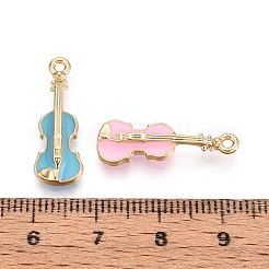Alloy Enamel Pendants&nbsp;PALLOY-T092-28G