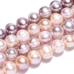 Natural Cultured Freshwater Pearl Beads Strands&nbsp;PEAR-N013-07M