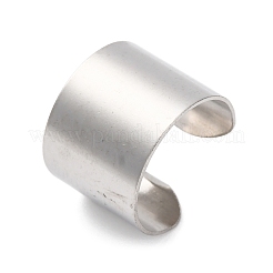 304 Stainless Steel Open Cuff Rings&nbsp;RJEW-G335-01C